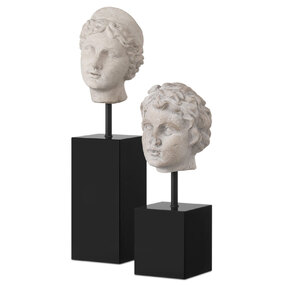 Venus Head On Stand Set of 2