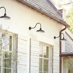 Forge Gooseneck Outdoor Wall Light