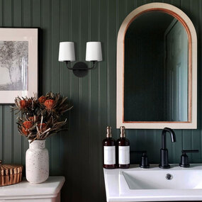 Bristol Anthracite Bathroom Vanity Light