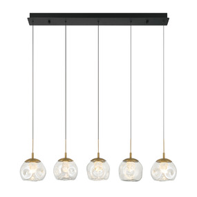Camerino Linear Multi Light Chandelier