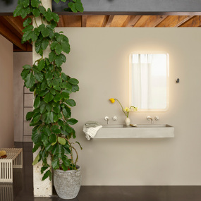 Varenna Rectangular Illuminated Mirror by Astro Lighting