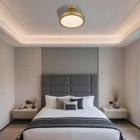 Cameron Color-Select Convertible Semi Flush Ceiling Light by Golden Lighting