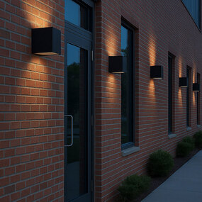 Kube 120-277V Up / Down Wall Light
