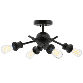 Axel Adjustable Semi Flush Ceiling Light