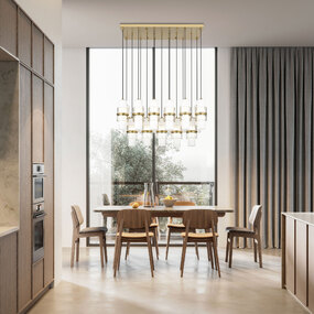 Cayden Linear Multi Light Pendant by Z-Lite