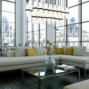 Cayden Linear Multi Light Pendant by Z-Lite