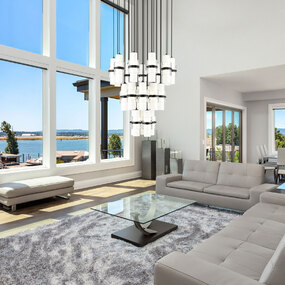 Cayden Round Multi Light Pendant by Z-Lite