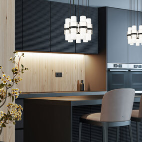 Cayden Round Multi Light Pendant by Z-Lite