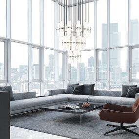 Cayden Round Multi Light Pendant by Z-Lite