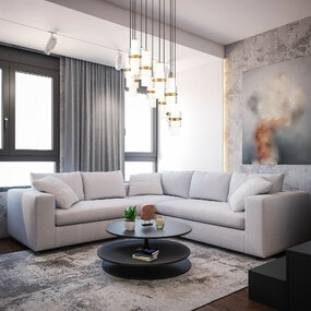 Cayden Round Multi Light Pendant by Z-Lite