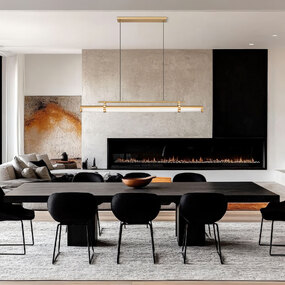 Benoit Color-Select Linear Chandelier by Z-Lite