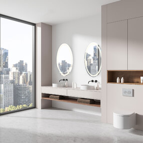 Oneida Oval Color-Select Mirror by Savoy House