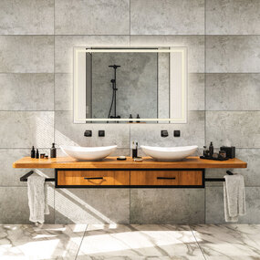 Beckett Rectangle Color-Select Mirror by Savoy House