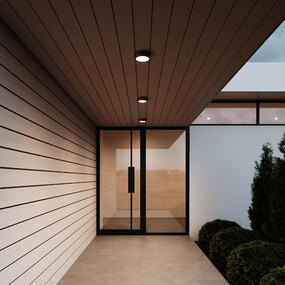 Reals Plate Lens Outdoor Ceiling Light by SONNEMAN - A Way of Light