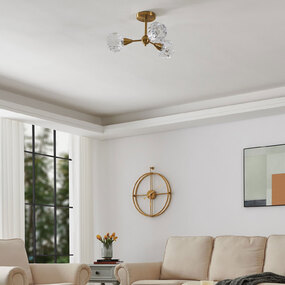 Helena Semi Flush Ceiling Light by Thesis