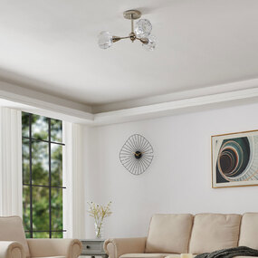 Helena Semi Flush Ceiling Light by Thesis
