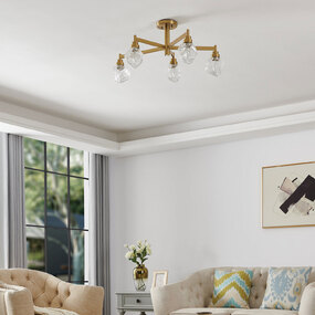 Lillyanna Semi Flush Ceiling Light by Thesis