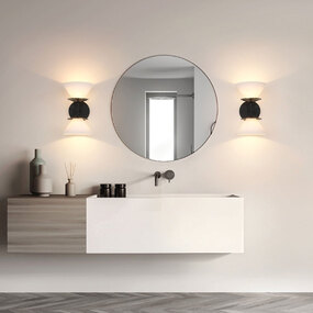Tremolo Double Wall Sconce by Thesis