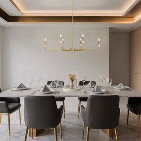 Montclair Linear Chandelier by Thesis