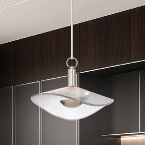 Novella Dual Mount Glass Pendant
