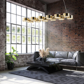 Limelight Circle Double Linear Pendant