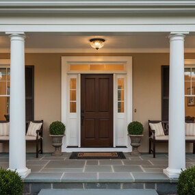 Pineapple 120V Outdoor Flush Ceiling Mount