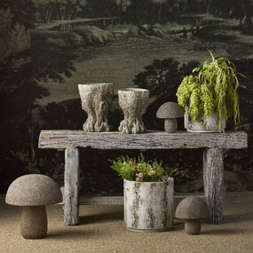 Faux Birch Planter