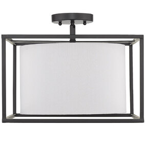 Manhattan Semi Flush Ceiling Light