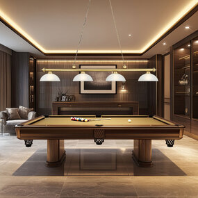 Cordon Linear Pendant with Dome Glass Shade