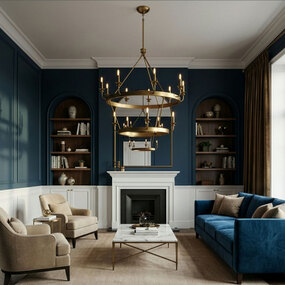 William 2-Tier Chandelier by Robert Abbey