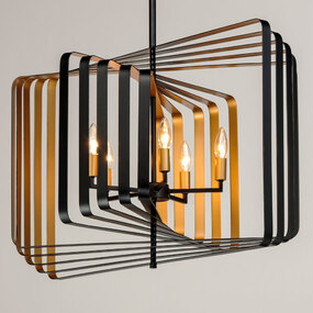 Radial Square Pendant
