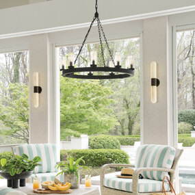 Sawyer 12V Outdoor Chandelier