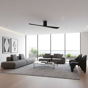 Plank Smart Hugger Ceiling Fan by Visual Comfort Fan