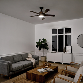 Colerne Ceiling Fan with Light by Kichler
