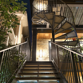 Banded Outdoor Wall Sconce by Hubbardton Forge