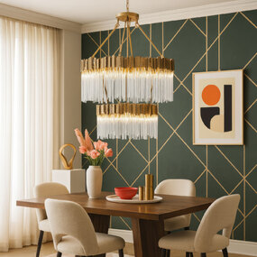 Matrix Tiered Chandelier by Varaluz