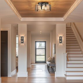 Aenon Flush Mount by Golden Lighting