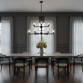 Fullton Glass Tier Chandelier by Visual Comfort Studio