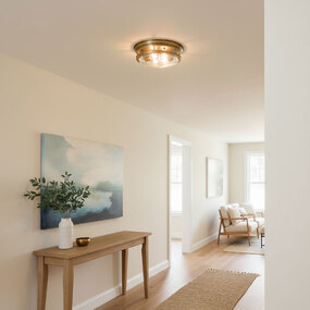 Hadley Clear Glass Ceiling Light Fixture