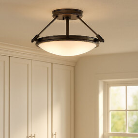 Collier Semi Flush Ceiling Light