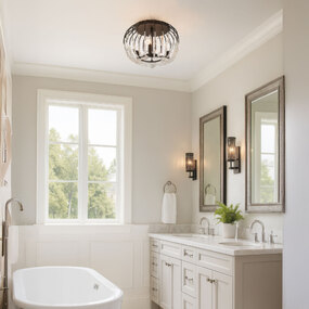 Voliere Ceiling Flush Light by Varaluz