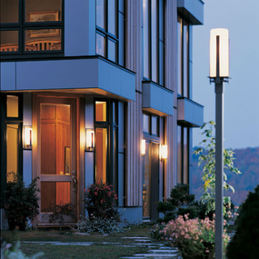 Forged Vertical Bars Outdoor Post Light