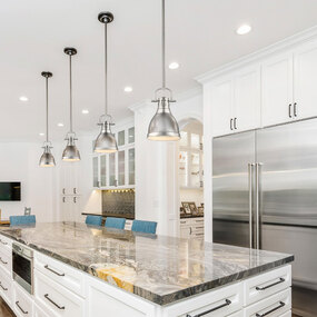 Duncan Downrod Pendant by Golden Lighting