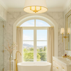 Coco Semi Flush Ceiling Light by Varaluz