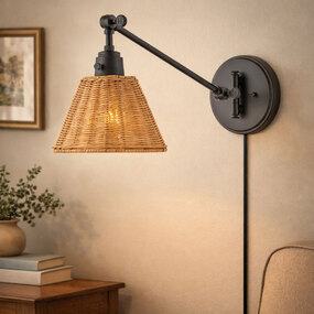 Arti Rattan Swing Wall Sconce