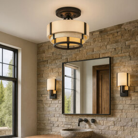 Blonde Moment Semi Flush Ceiling Light