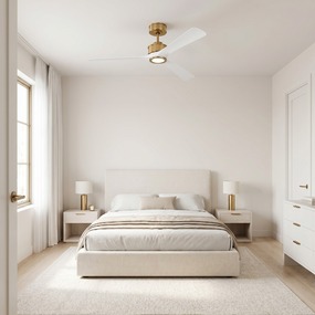 Reese Smart Color-Select Ceiling Fan with Light by Visual Comfort Fan