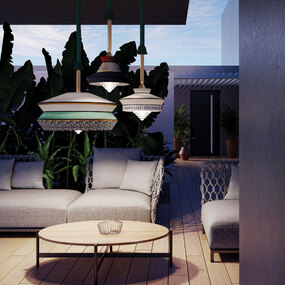Calypso Guadaloupe Outdoor Pendant