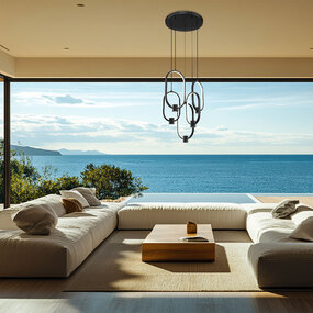 Saros Color-Select Chandelier by Z-Lite