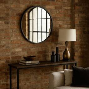 Cottage Round Mirror by Varaluz